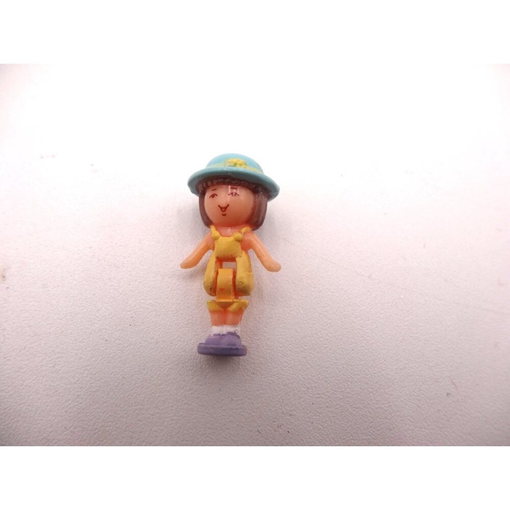 Polly Pocket Pen Pal Girl Yellow Snail Lulu Doll Bluebird Vintage 1992